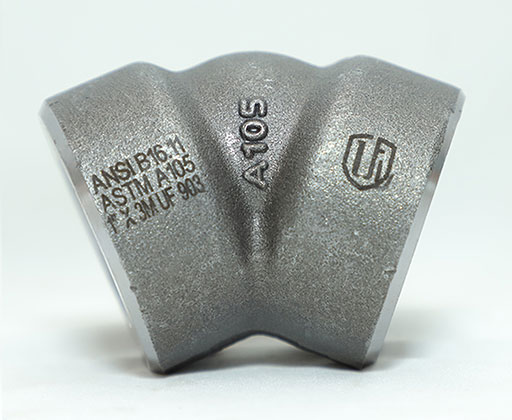 ANSI B16.11 45 Degree Threaded Elbow