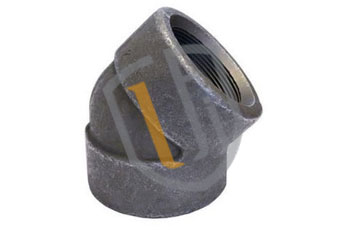 Carbon Steel 45 Deg BSP Threaded Elbow