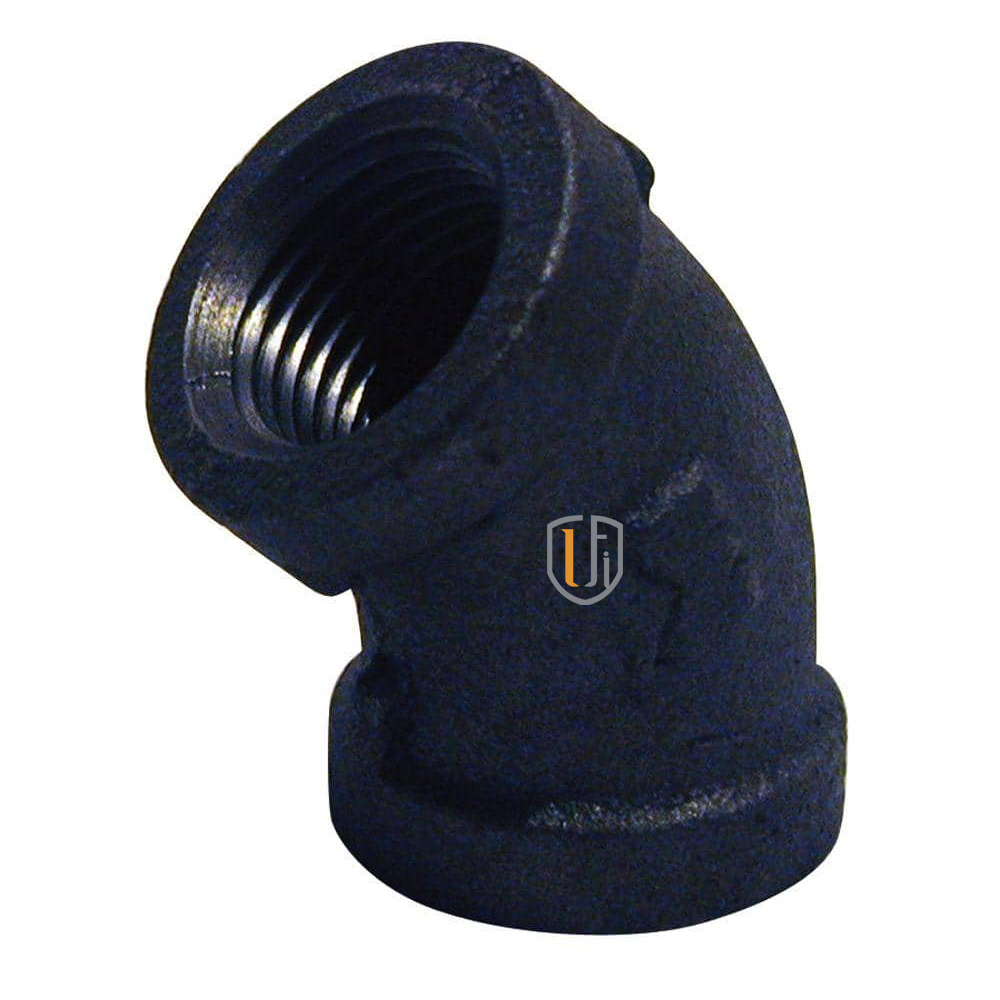 Mild Steel 45 Deg Threaded Elbow